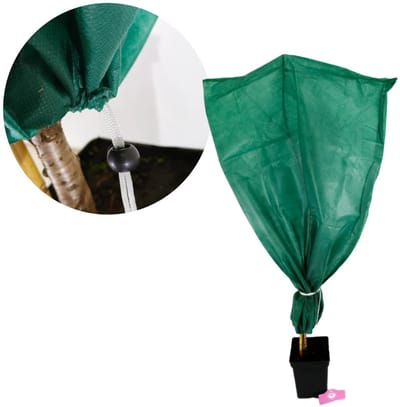 Set van 4 Winterhoezen - Vorstbescherming - Aantrekkoord- H120 x Ø80cm
