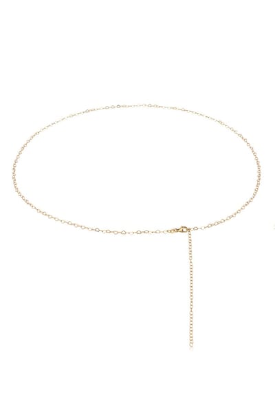 Elli - Sieradenboxen - Buikketting Dames Hart 925 Sterling Zilver Verguld - Dames