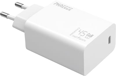 45w usb C oplader - Snellader - Oplader - Usb C adapter - Origineel Phreeze - Wit