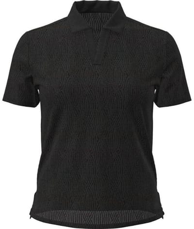 Under Armour Halo Bonded Jacquard Polo Zwart