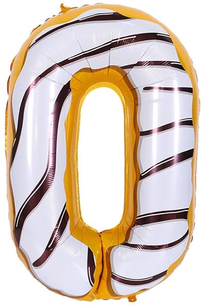 Dailygoods- Donuts Ballon 32 Inch - Folieballon - Verjaardag Decoraties - Heliumkwaliteit - Herbruikbaar - Hoge Kwaliteit Aluminium Film - Feestballon