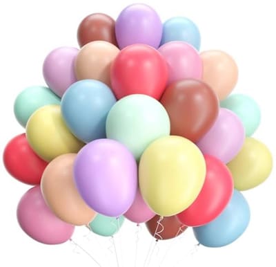 Kleurballonnen 30 cm - 50 stuks - Opblaasbare Heliumballonnen voor Verjaardag, Bruiloft, Doop en Afstudeerdecoratie