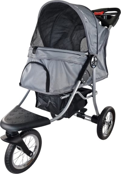 TOPMAST HONDENBUGGY ALLROUND - ALL TERRAIN - 3 WIELEN - ANTRACIET - All Terrain