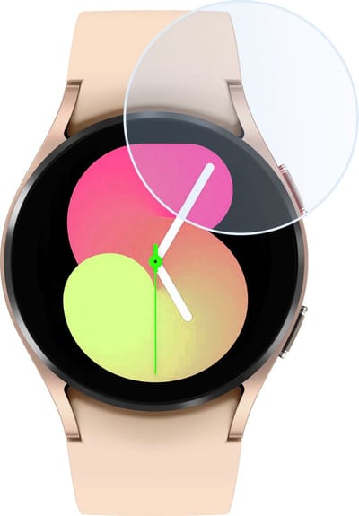 Screenprotector - Geschikt voor Samsung Watch 5 40 mm - Sterk & Shockproof - Tempered Glass - Beschermglas Screen Cover - Gehard Glas - Bescherm Protector voor Smartwatch