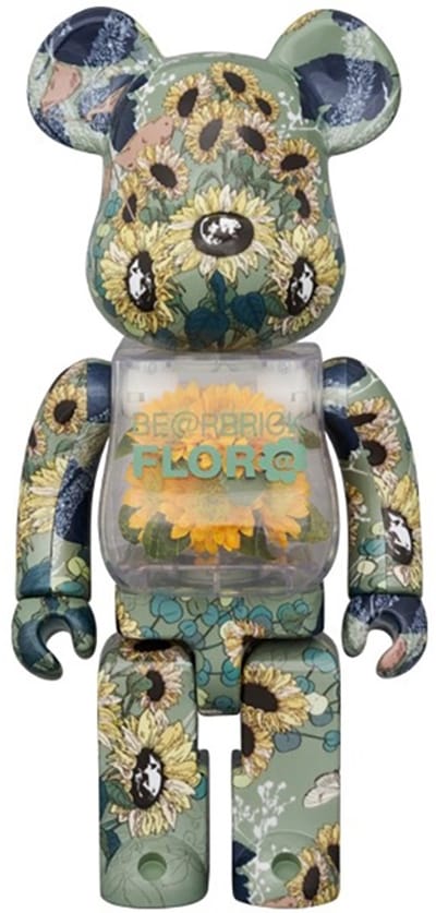 400% Bearbrick - Flor@ Sunflower (Mames)