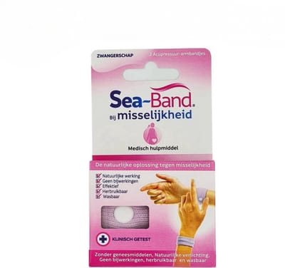 Sea-Band Mama - Roze - tegen misselijkheid