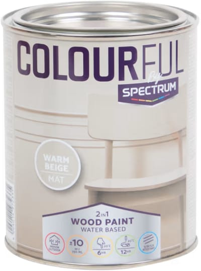 Spectrum Colourful 2-in-1 meubelverf Beige Water Based