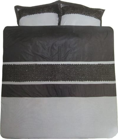 Cinderella Madrid Dekbedovertrek - Eenpersoons - 140x200/220 cm - Antraciet