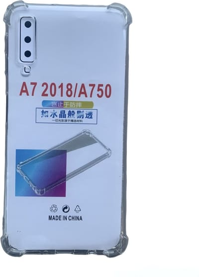 Anti Shock silicone back cover Geschikt voor Samsung Galaxy A7 2018/Transparant hoesje