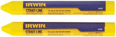 Waterdicht Krijt - Marker Krijt - Markeren op Oppervlakken - Niet Giftig - Medium Punt - Zwart
