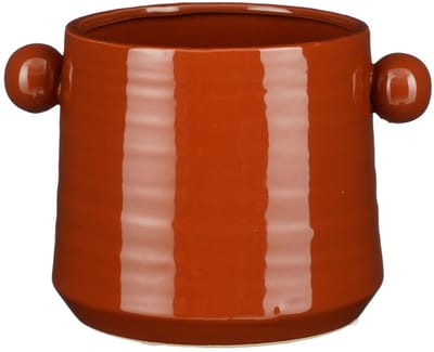 Mica Decorations Melle bloempot roodbruin - Uniek & trendy