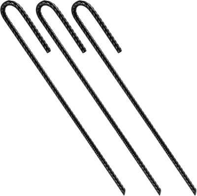 Extra Zware Grondhaken U/J-Haak Set (10 stuks) voor Tenten, Trampolines en Tuin