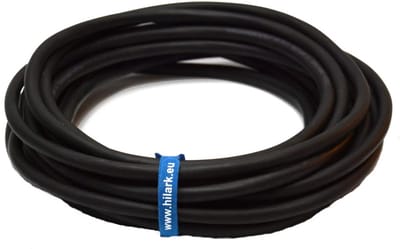 Flexibele rubberen krachtkabel H07RN-F 3x4mm2 25 meter zwart