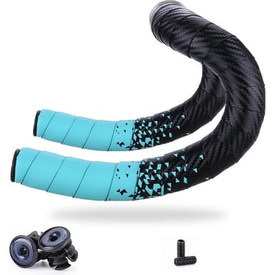 Fietsstuurlint Anti-vibratie PU EVA Gebogen Fietsen Racefiets Tapes Racing Ademend Antislip Handvat Bar Riem Wrap 2150mm*30mm*3mm