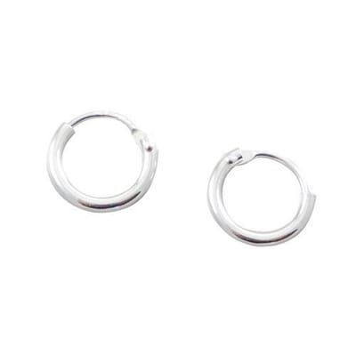 House of Jewels - 925 Zilveren Oorringen 10mm l Zilver Oorringen 10mm l Dames Oorringen