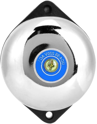 Stainless Steel Elektrische Deurbellen 220V - Geluidssterke Binnenbel met Geen Vonk en Duurzaam Ontwerp
