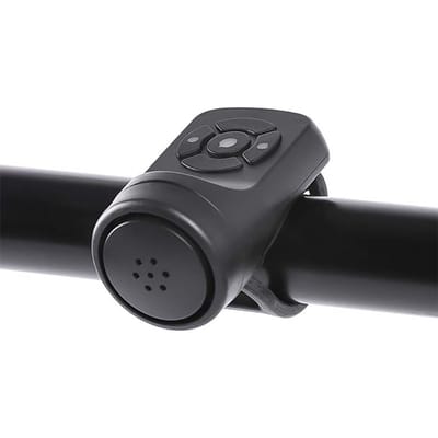 Fiets Elektrische Bel Fiets Usb Opladen Hoorn Mtb Mountainbike Waarschuwing Veiligheidsring Waterdichte Bel Fietsaccessoires zwart