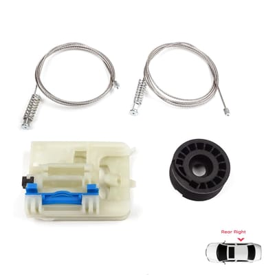 EWR5506 Reparatieset Raammechanisme Achter Rechts voor Fiat Tipo MK2 356 357 Egea 2015-On 4/5 Deurs 52093914