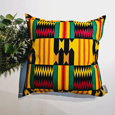 Set van 2 Decoratieve Kussenhoesen | 45x45cm | African Print Inspired Print Cushion Cover