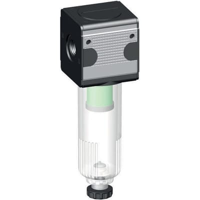 Microfilter 0.01micron G1/4'' 280l/min Semi-Auto Polycarbonaat Multifix 1