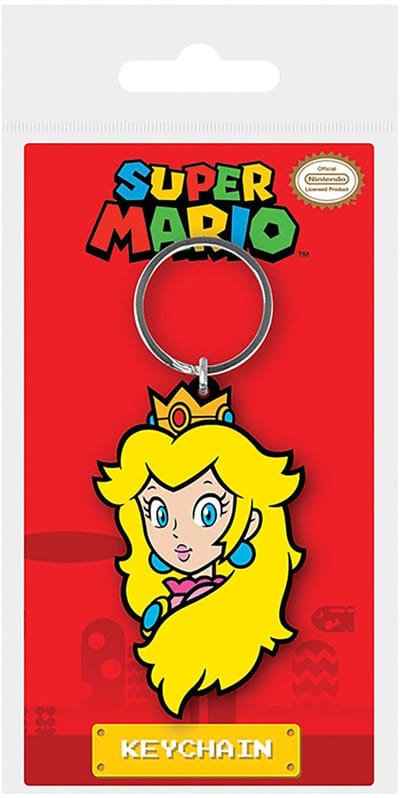 Nintendo - Super Mario - Princess Peach - Rubber Sleutelhanger