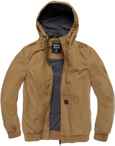 Vintage Industries Arrow -overgangsjas, donkerbruin