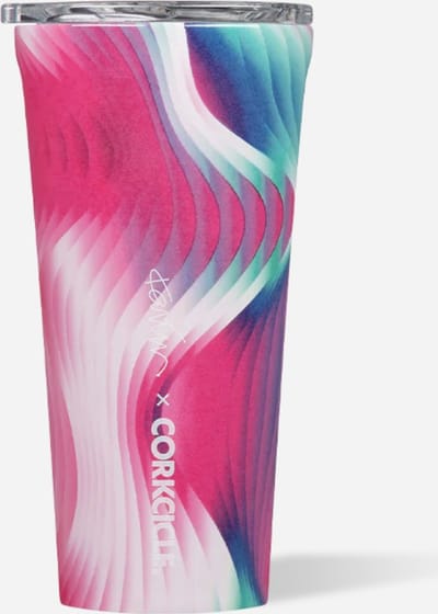 Corkcicle Tumbler 475ml 16oz - Karim Rashid Electroclash - Roestvrijstaal -