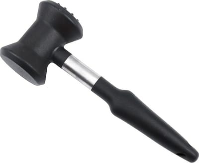 Bovista Vleeshamer - Vleesvermalser - Vleespletter - Vleesklopper - Kip - Rund - Varken - Bbq Accesoires - Meat Hammer - Zwart