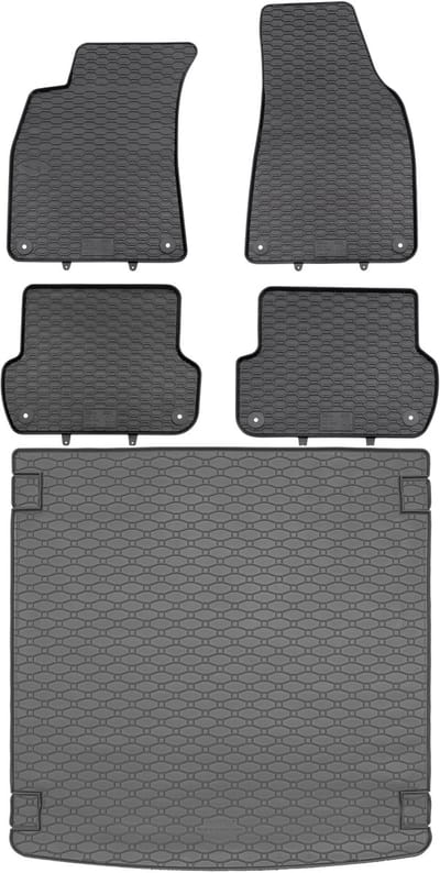 Max-Dywanik RIGUM 402148 + GEYER 818/4C - Kofferbakmat en Automattenset - Seat Exeo Kombi 2009-2013
