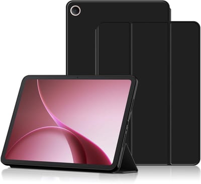 SnelShoppen - Ultra Dunne PU Leren Tablet Case voor OnePlus Pad Go 2 12.1 Inch met Standfunctie en Automatische Wake/Sleep, Zwart