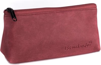 Bombata Etui Denim 20 X 6 Cm Kunstleer Rood
