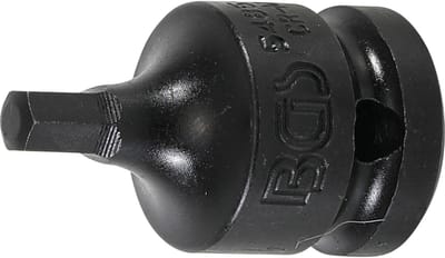 BGS Kracht dopsleutelbit - lengte 42 mm - 1/2 - binnenzeskant 6 mm
