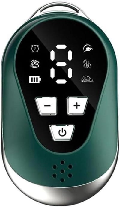 Draagbare Slaaphulp - Slaapstimulator Slaapverbeteraar - Ontspannen Slapen - Pure Fysieke Technologie - 8.5 x 4.5 x 3 cm - Groen