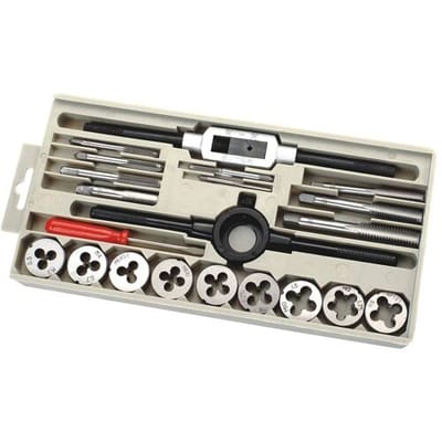 C.K T4032 Schroefdraadsnijderset 21-delig Metrisch M3, M4, M5, M6, M8, M10, M12