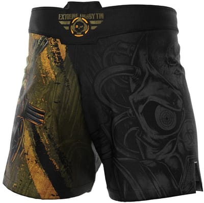 Extreme Hobby Death Before Dishonor Serie - Trainingsshort - Uniek Motief - Zwart - Maat M