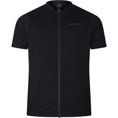 Endura Loop Zipped Korte Mouw Enduro Trui Zwart L Man