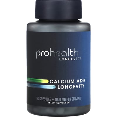 ProHealth Longevity, Calcium AKG Longevity, 1.000 mg, 60 capsules (500 mg per capsule)