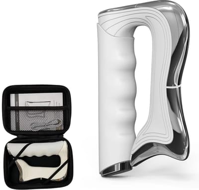 Fascia Massager met Microcurrent en Vibratie – Body Scraping en Guasha Massage Mes voor Spierstimulatie, Ontspanning, Slank maken, Lichaamsvormgeving, Anti-Cellulitis en Diepe Weefselmassage