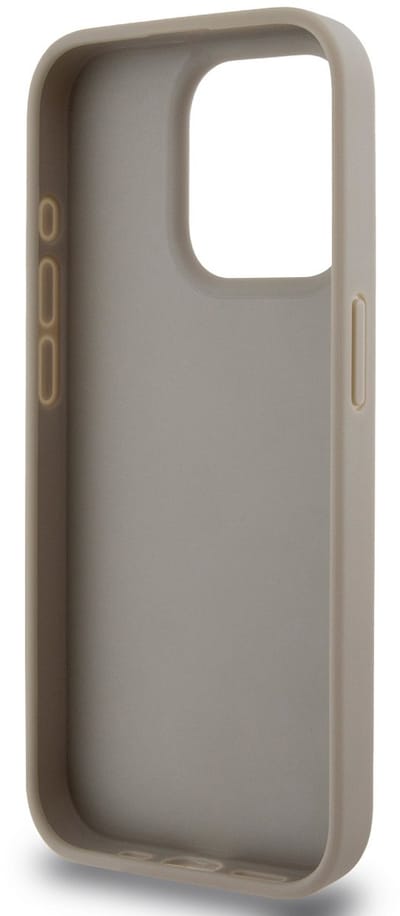 DKNY Checkered Printed Stripe Back Case - Geschikt voor Apple iPhone 13 Pro (6.1") - Beige