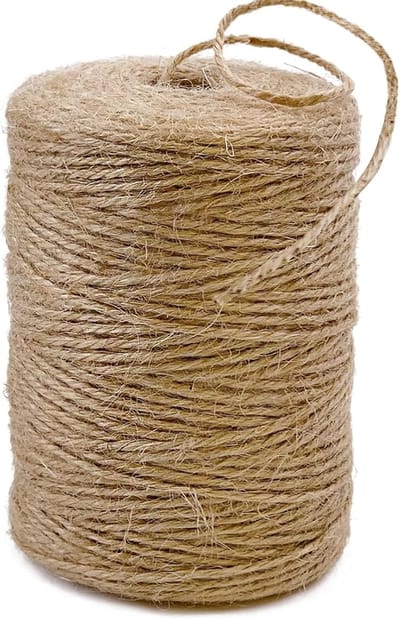 Natuurlijk Bruin Jute Touw 2mm - Geschikt voor Ambachten en Tuinieren