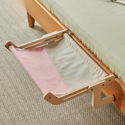 Hamac pour chat suspendu à la fenêtre, lit en bois, tapis pour animaux de compagnie, pieds réglables à clipser, hamac pour chat monté sur fenêtre