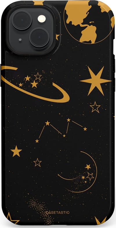 Casetastic Hoesje Geschikt voor Apple iPhone 15 Plus Magsafe - Stijlvolle Beschermende Duo-layer Case - Nachtelijk uitzicht