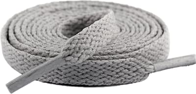 SneakersAdept - Grijze Veters - Grijs - 150cm - Katoen-Nylon - Voor sneakers - Geschikt voor Nike modellen
