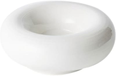 Dinerborden Keramiek - Servies Dessertbord - Eten Serveren - Warmhoudfunctie - 23 cm - Wit