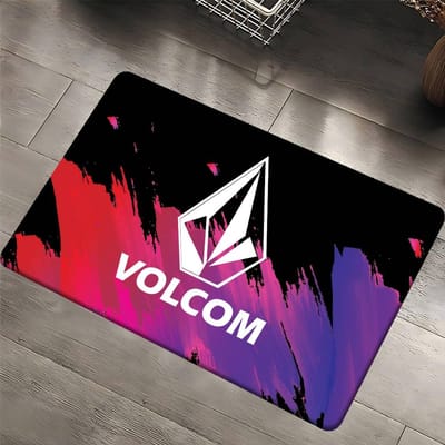 Volcoms Logo Kamer Matten Goedkoper Anti-slip Moderne Woonkamer Balkon Bedrukte Welkomstmat 80x120 cm