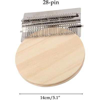 Mini outil de tissage manuel, outil de reprisage DIY, machine de tressage et de patching pour débutants multicolore