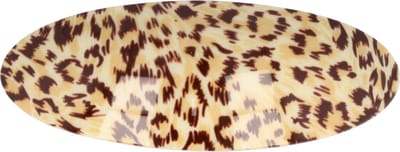Haarsoires Haarspeld Patentspeld 10cm - Ovaal – Panterprint – Bruin Beige - Haarspelden voor Dames - Haarklem - Haarclip - Haaraccessoires - Hair Clip - Decoratieve Haaraccessoire