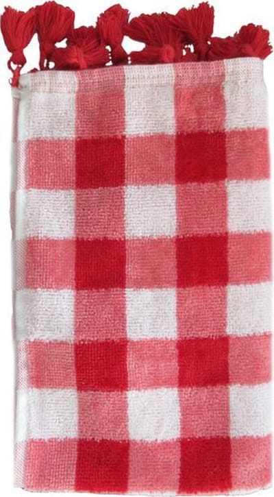 Covers & Co Dora Gastendoekje - 30x50 cm - Rood - 6 stuks