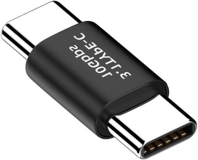 USB-C Adapter - Type-C Extender - Data en Video - Omkeerbaar Ontwerp - 10 Gbps - Zwart