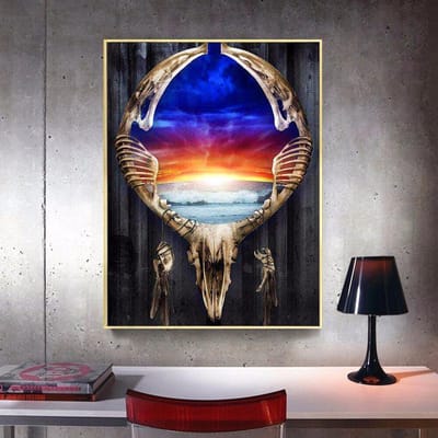 Diamantschilderij met volledige vulling, ronde, schilderachtige diamantborduurwerk, hobby en handwerk. 20X30 blue